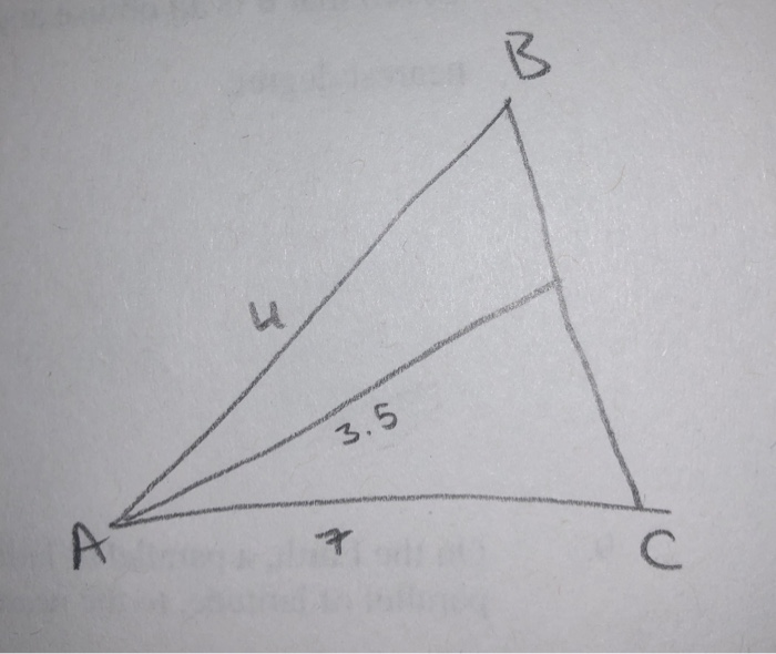 Solved The Sides Of AB And AC Of Triangle ABC Are Lengths 4 | Chegg.com