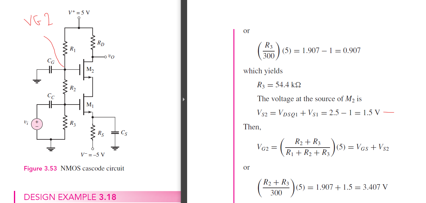 Solved in this DC analysis mosfet circuit , Why when he | Chegg.com