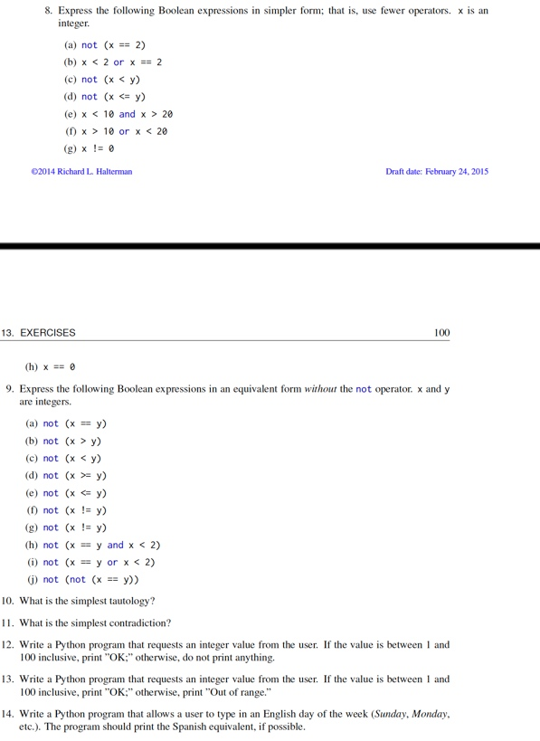 Solved 8 Express The Following Boolean Expressions In Si Chegg Com