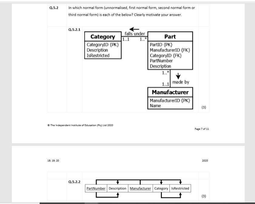 assignment on normal form