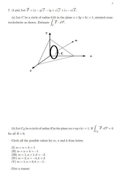 Solved 7. Given The Problem Above, Solve For Parts A And B, | Chegg.com