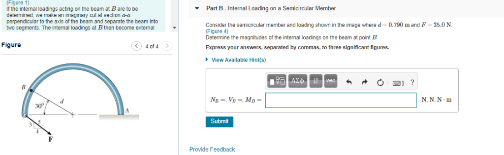 Solved Figure 1) If the internal loadings acting on the beam | Chegg.com