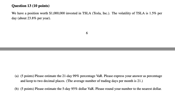 Tesla Inc. Estimator Position