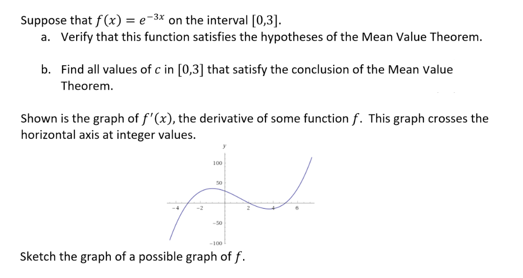 E 3x On The Interval 0 3 Suppose That F X Chegg Com