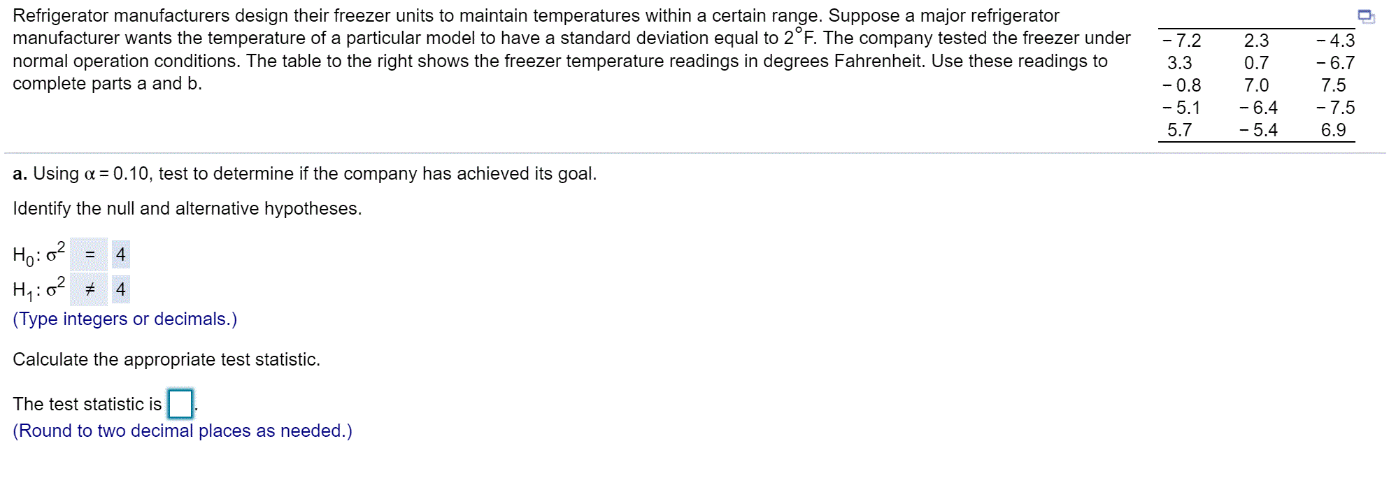 refrigerator operating temperature range