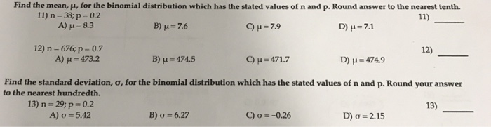 solved-find-the-mean-for-the-binomial-distribution-which-chegg