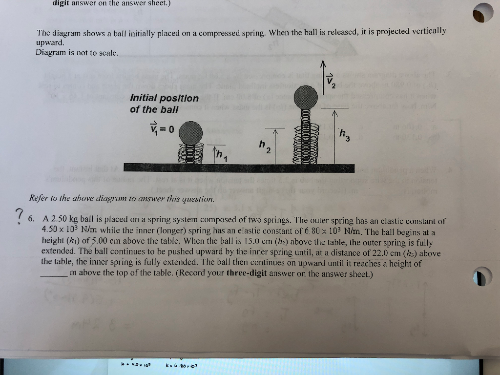 Solved digit answer on the answer sheet.) The diagram shows | Chegg.com