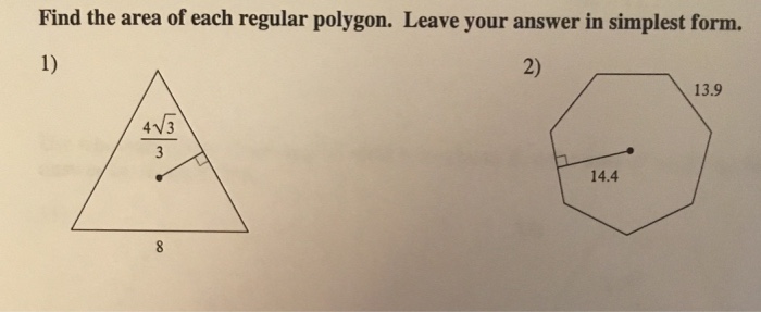 solved-find-the-area-of-each-regular-polygon-leave-your-chegg