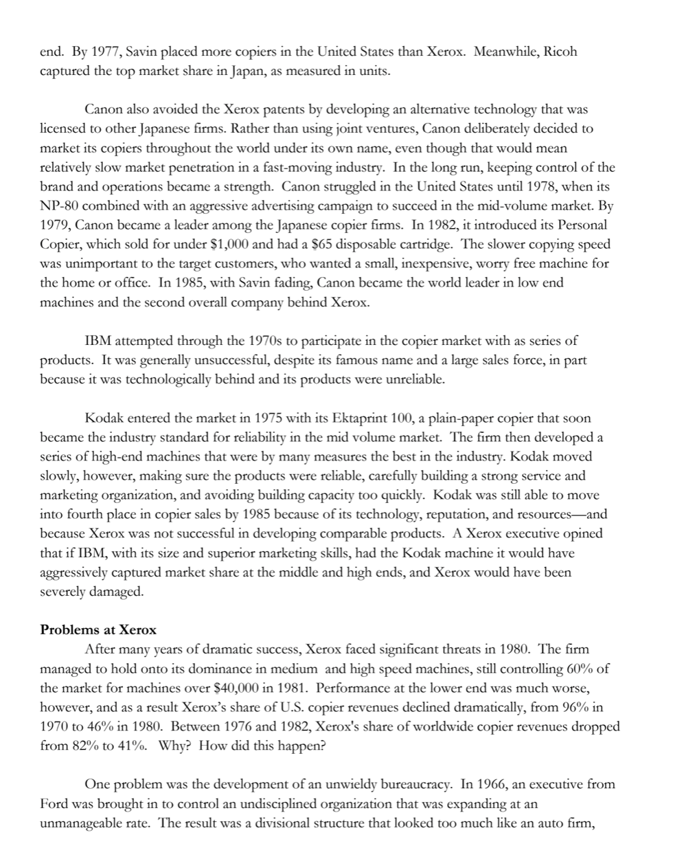 Solved Xerox The Early Days When Chester Carlson invented