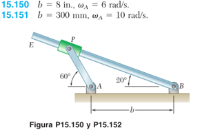 Solved 15.150 and 15.151. Two rotating rods are connected by | Chegg.com
