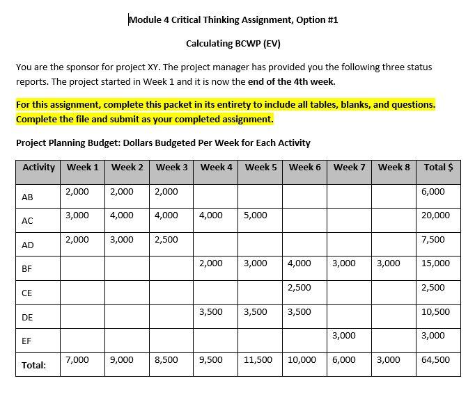 excel module 4 sam critical thinking project c