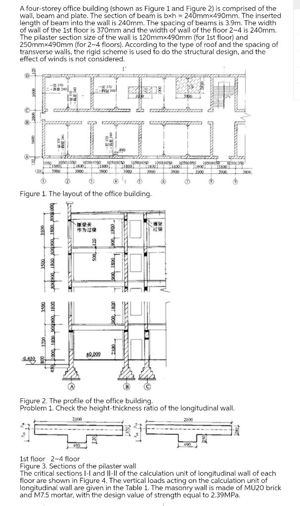 A four-storey office building (shown as Figure 1 and | Chegg.com