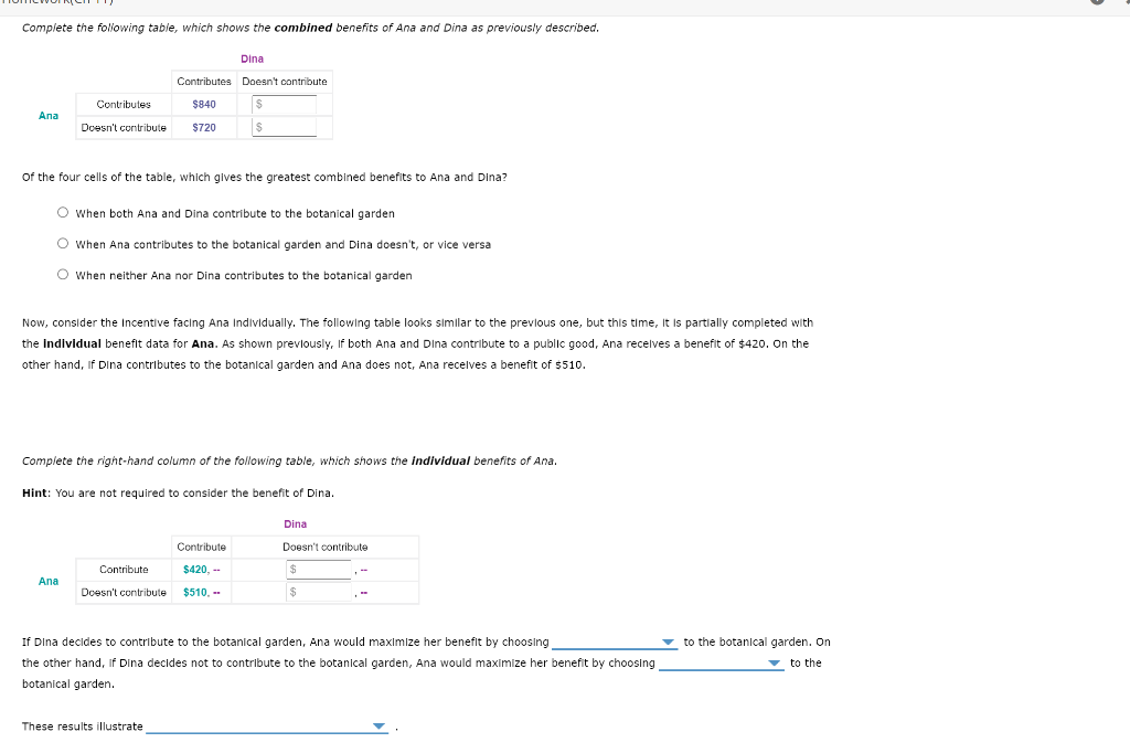 Solved Attempts Do No Harm/5 3. Voluntary contributions | Chegg.com