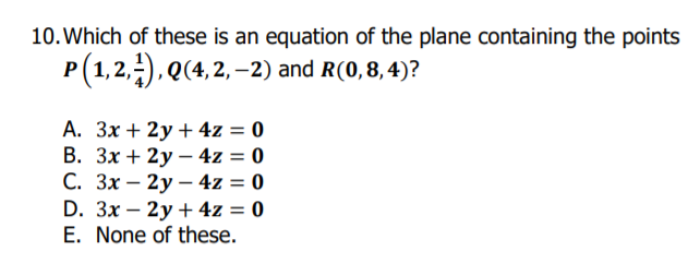 Solved 9. The tetrahedron with vertices (1,3,6),(3,7, 12), | Chegg.com