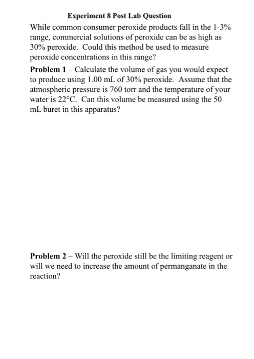Solved Experiment 8 Post Lab Question While common consumer | Chegg.com