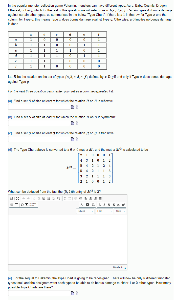 Solved In the popular monster-collection game Pakamin, | Chegg.com