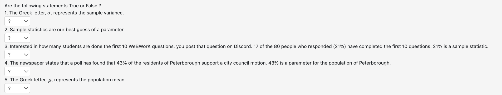 Solved Match each question with its answer. Note: some of | Chegg.com