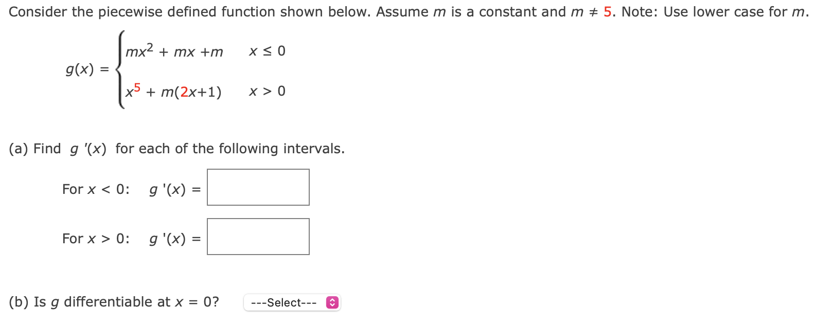 Solved Consider the piecewise defined function shown below. | Chegg.com