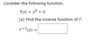 Solved Consider the following function f(x) (a) Find the | Chegg.com