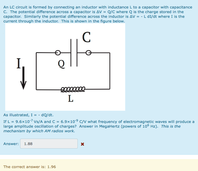 solved-an-lc-circuit-is-formed-by-connecting-an-inductor-chegg