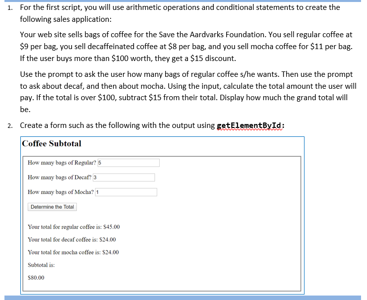 Solved 1. For the first script, you will use arithmetic | Chegg.com