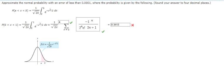 Solved Approximate the normal probability with an error of | Chegg.com