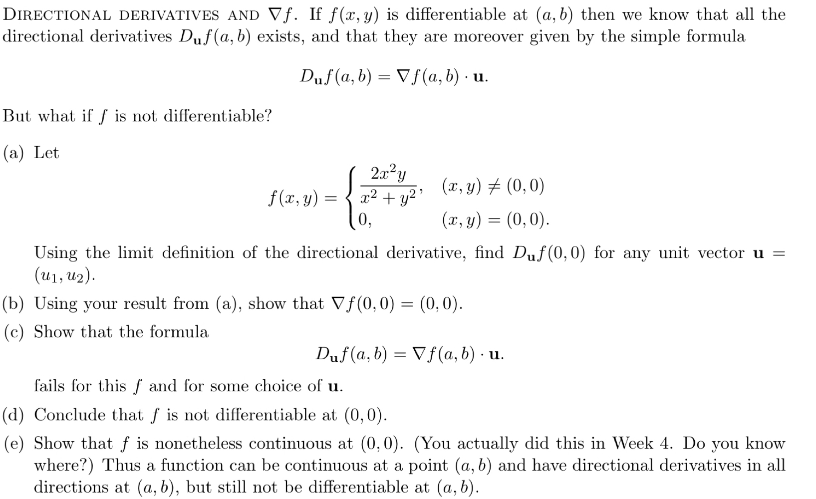 Solved Directional Derivatives And Vf If F X Y Is Diffe Chegg Com