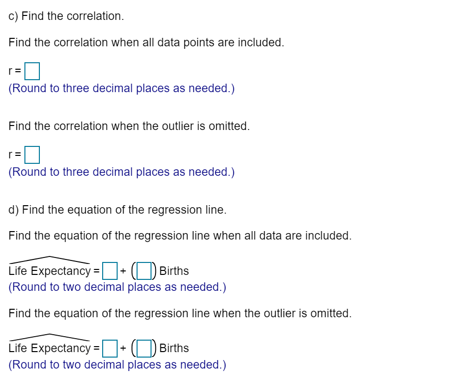 Solved Data from 10 countries can be used to examine the | Chegg.com