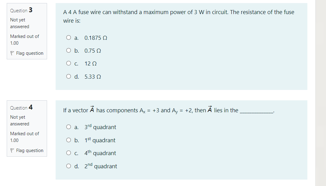 Solved Question 3 A 4 A fuse wire can withstand a maximum | Chegg.com