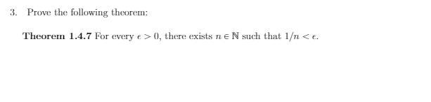 Solved 3. Prove The Following Theorem: Theorem 1.4.7 For | Chegg.com