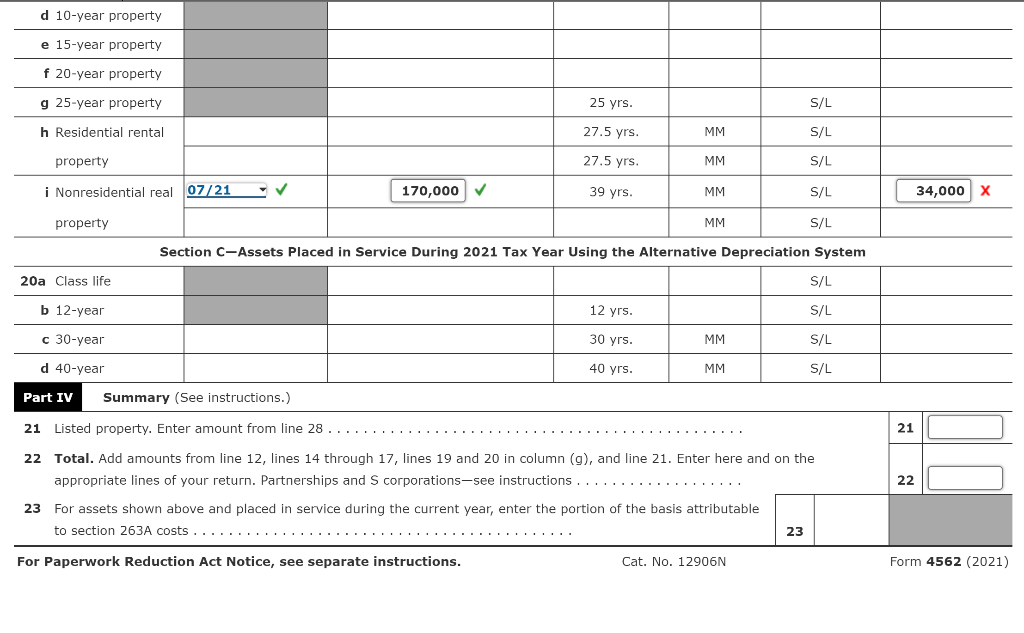 Modified Accelerated Cost Recovery System (MACRS),