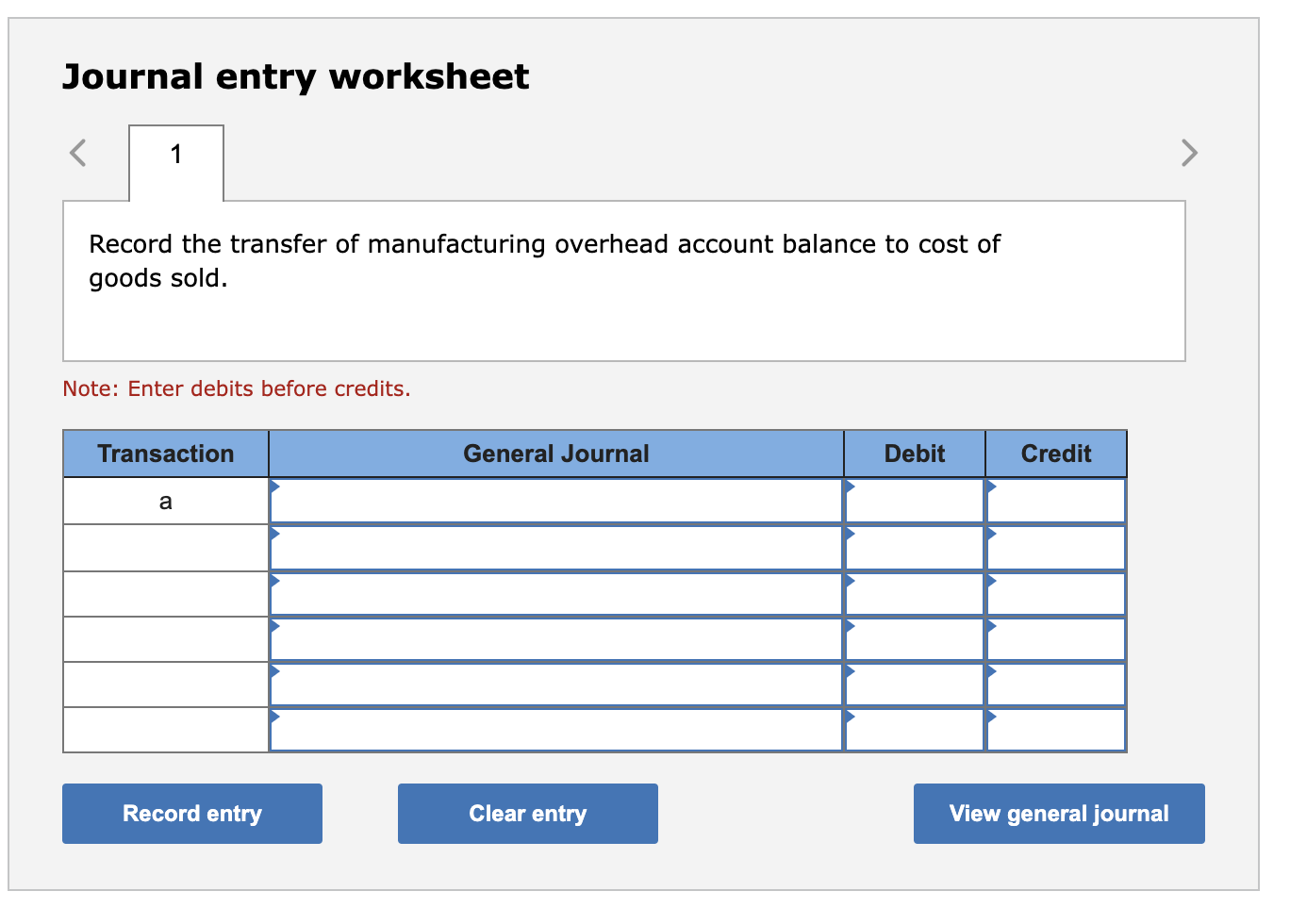 Solved Fairfield Company Applies Manufacturing Overhead To | Chegg.com