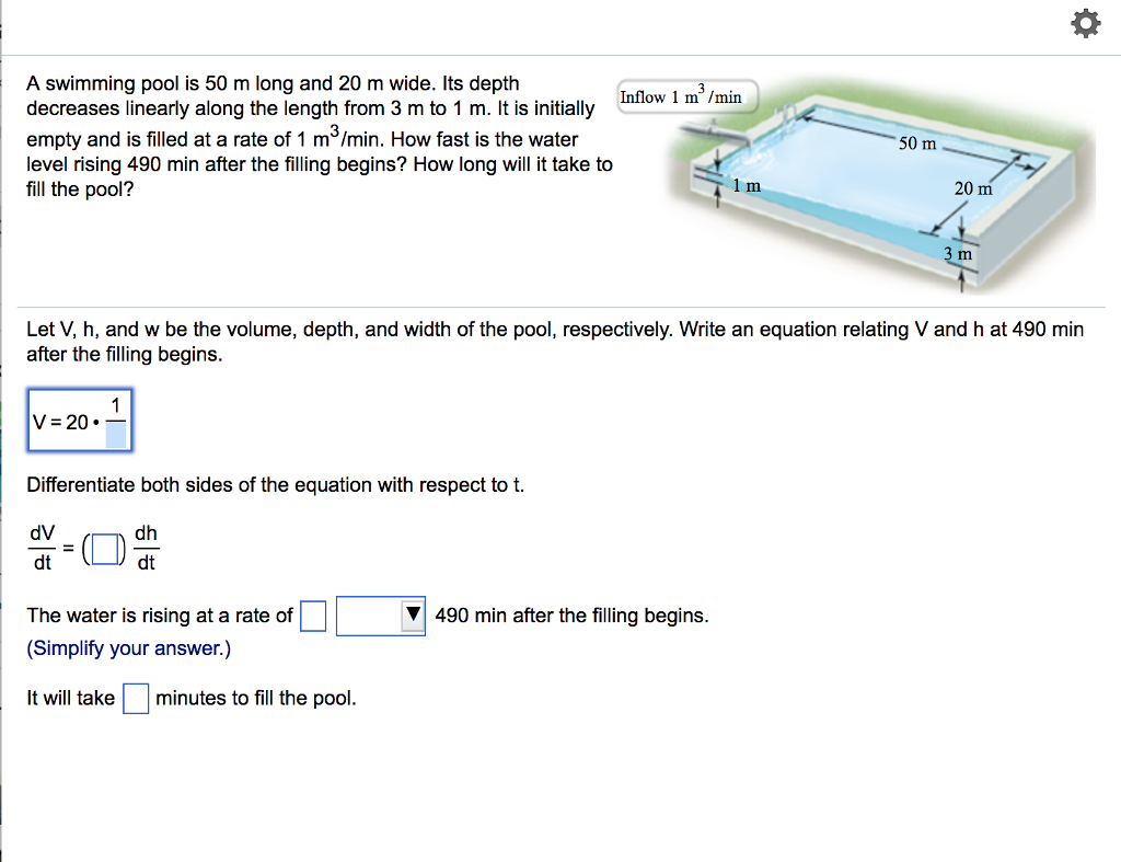 solved-a-swimming-pool-is-50-m-long-and-20-m-wide-its-depth-chegg