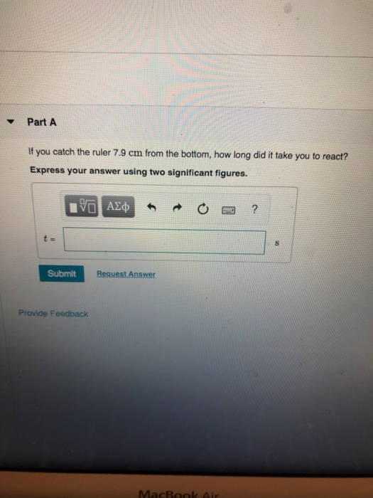 Solved see how fast you grab the ruler when your friend | Chegg.com
