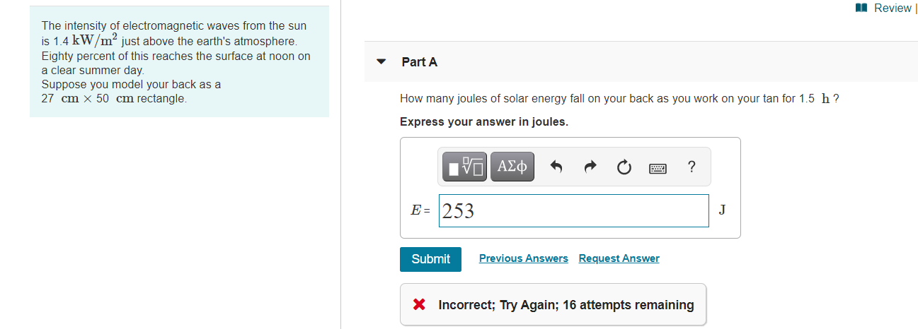 Solved A Review Cong Part A Driving on asphalt roads entails | Chegg.com