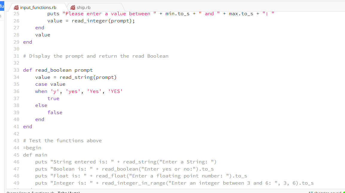 Solved Use the scaffold code provided for this task. | Chegg.com