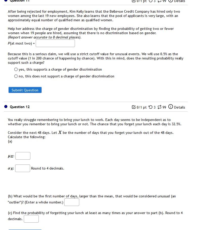 After being rejected for employment, Kim Kelly learns that the Bellevue Credit Company has hired only two women among the las