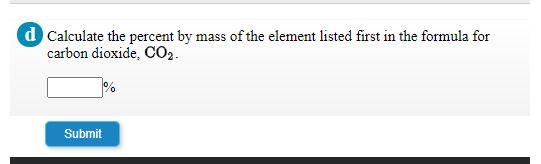 calculate the mass percent of each element in carbon dioxide co2