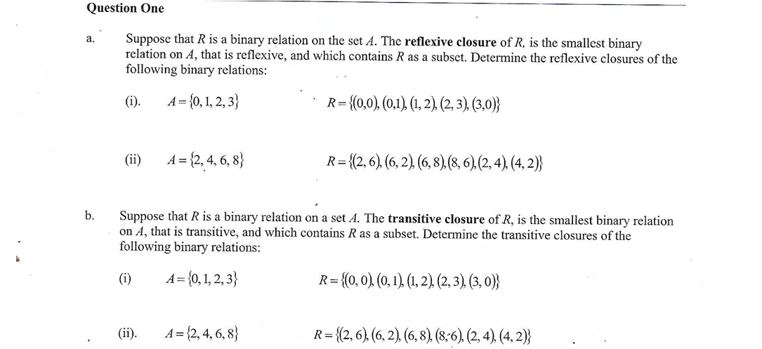 Closures of Binary Relation