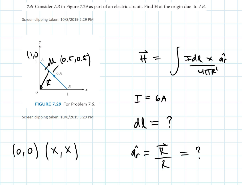 Solved What Is Dl In Terms Of And Ar R Vector Chegg Com