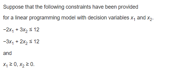 Solved Suppose that the following constraints have been | Chegg.com