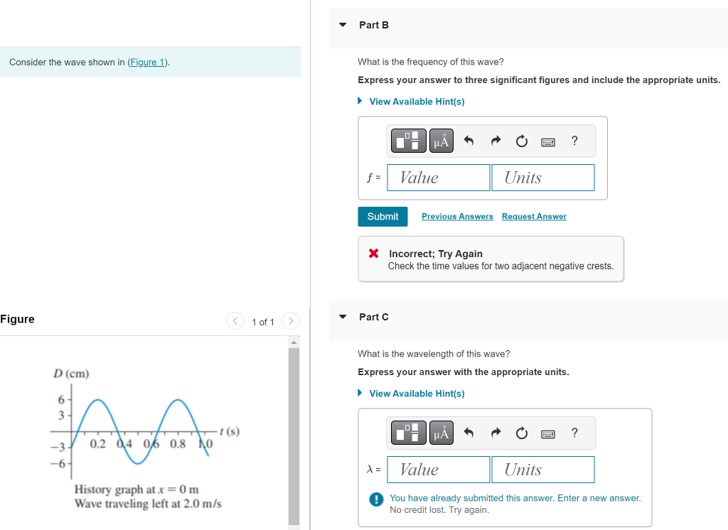 Solved Consider the wave shown in What is the frequency of | Chegg.com