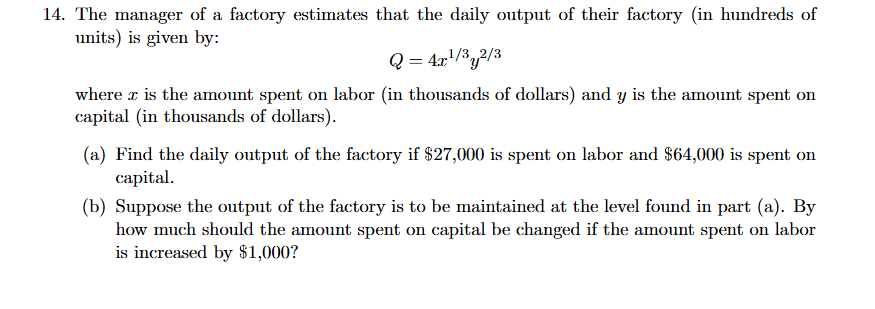Solved The manager of ﻿a factory estimates that the daily | Chegg.com
