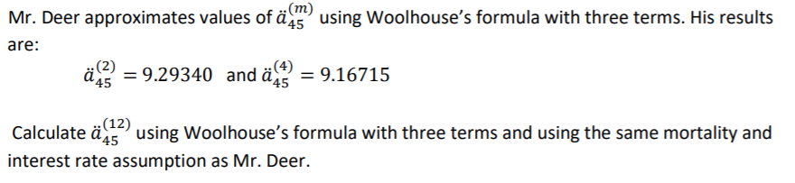 () Mr. Deer approximates values of ärm using | Chegg.com