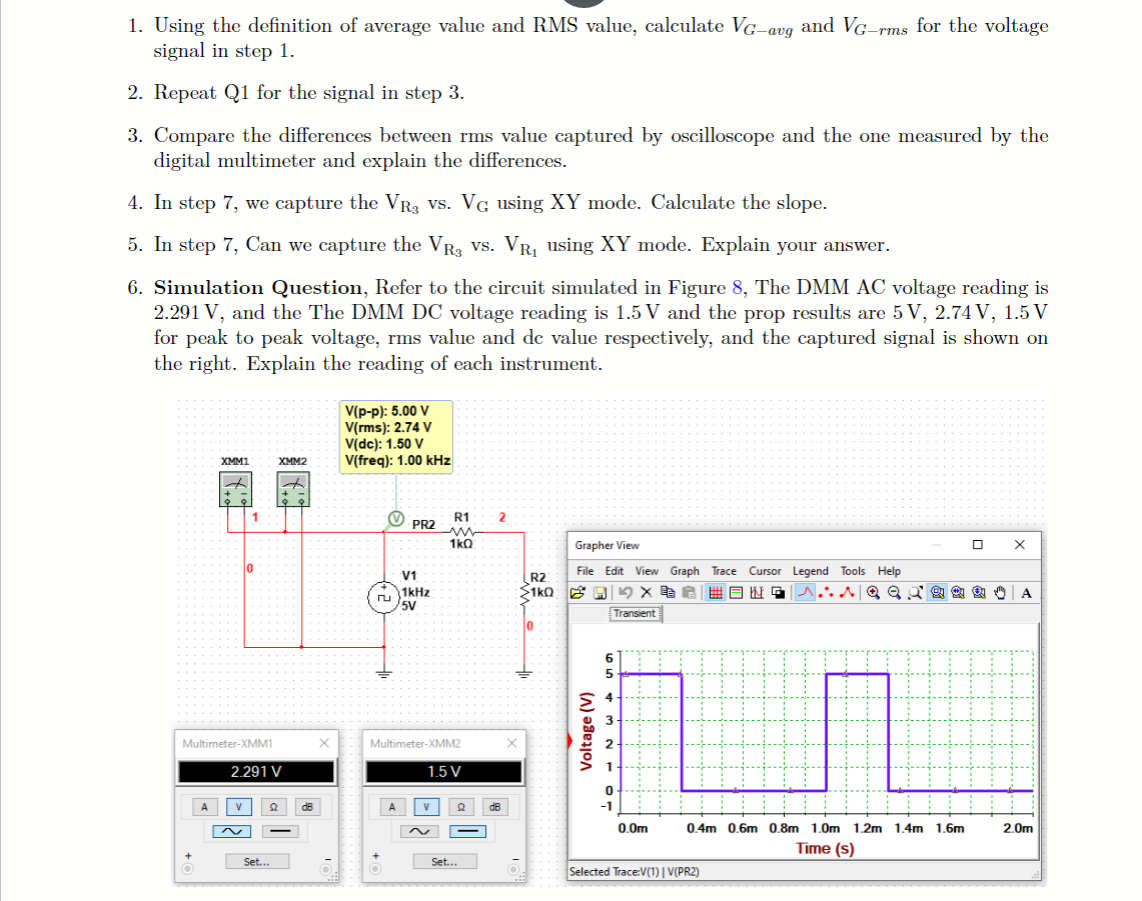 Solved 1. Using the definition of average value and RMS | Chegg.com