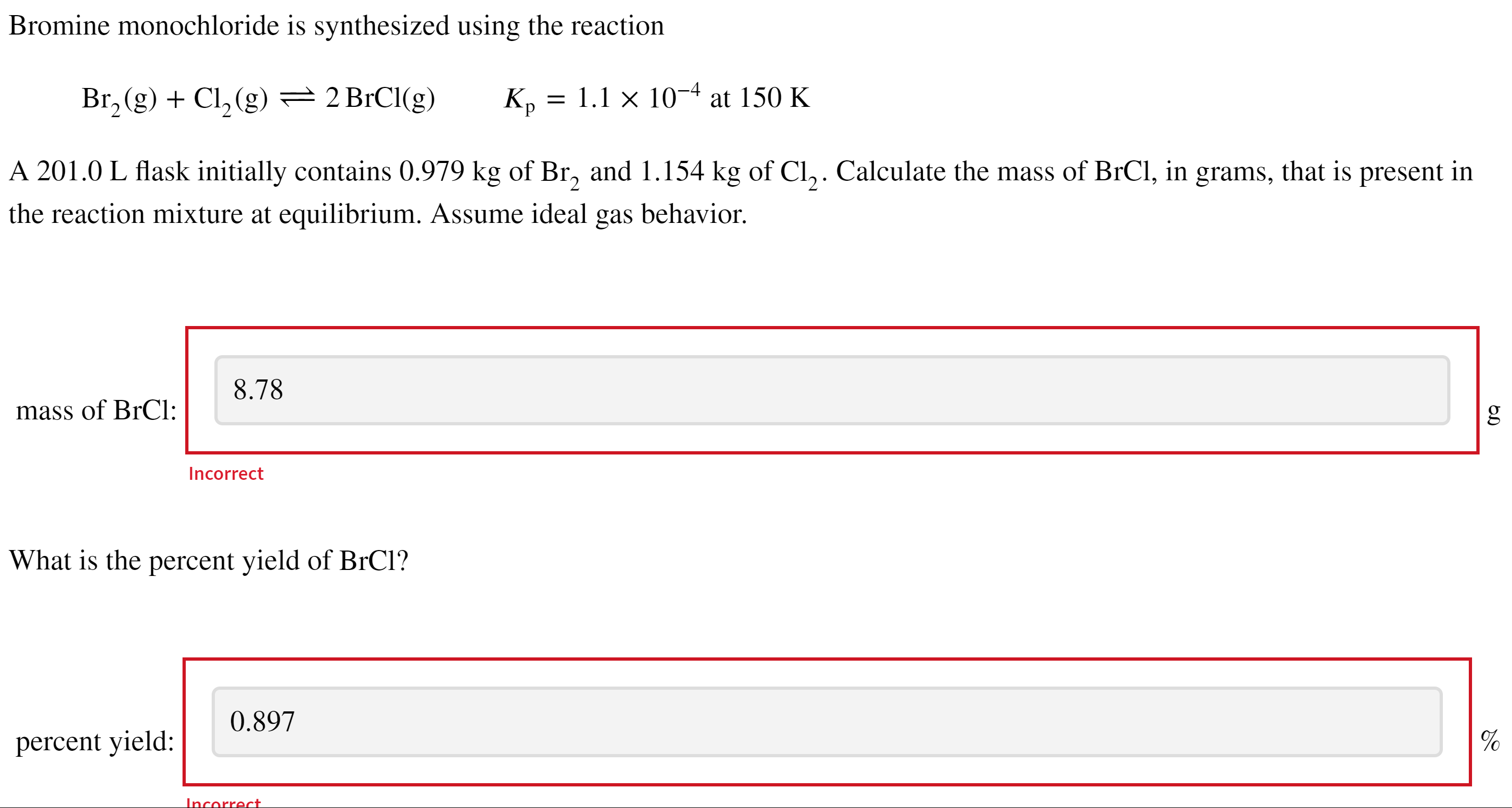 Bromine monochloride is synthesized using the