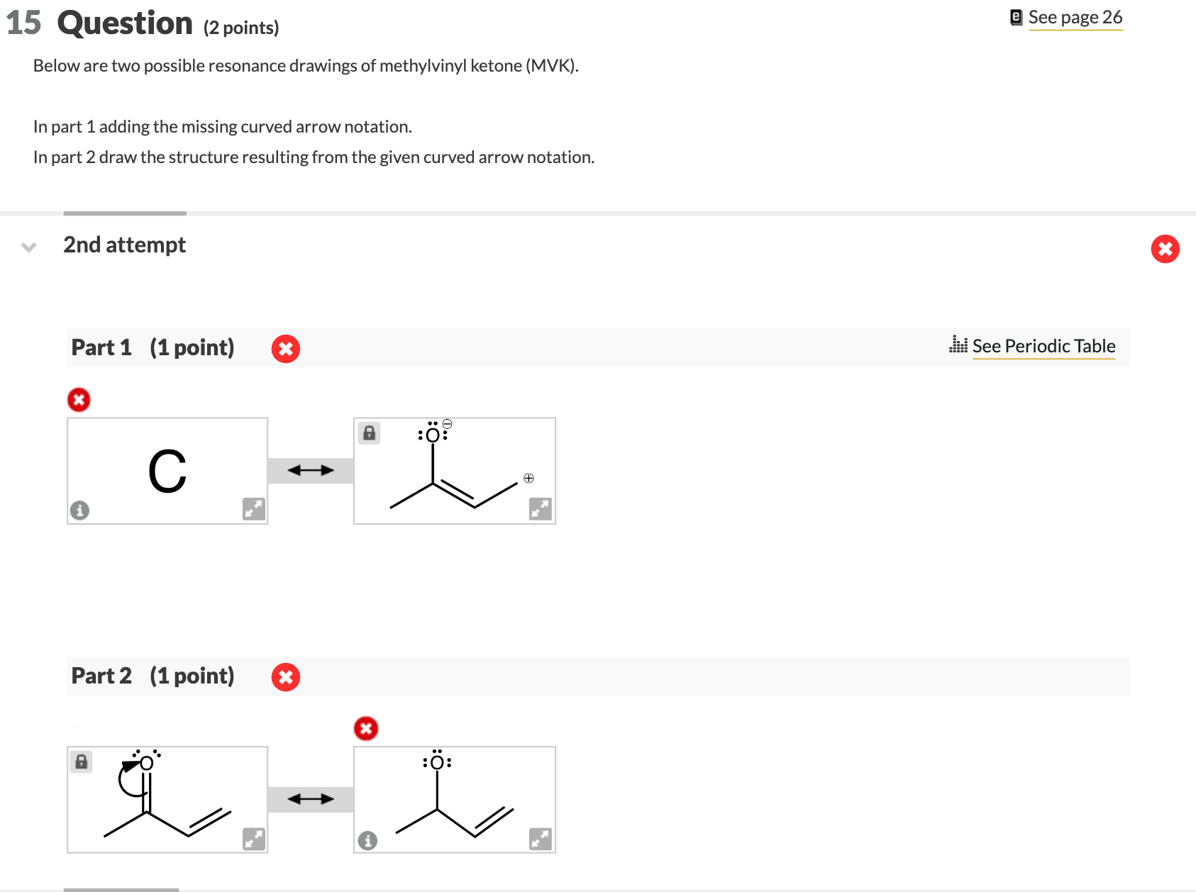 Solved Below are two possible resonance drawings of | Chegg.com