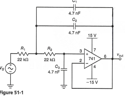 Figure 51-11. Calculate the cutoff frequency in Fig. | Chegg.com