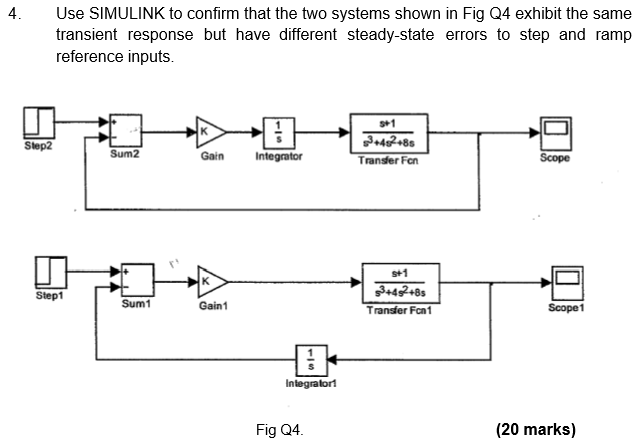 Solved Use MATLAB/SIMULINK to carry out unless explicitly | Chegg.com