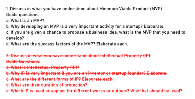 Solved 1. Discuss in what you have understood about Minimum | Chegg.com